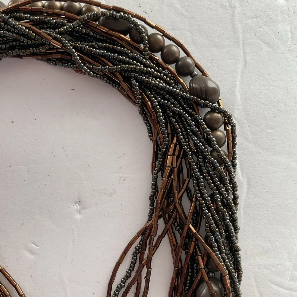 Beaded Multi Strand necklace